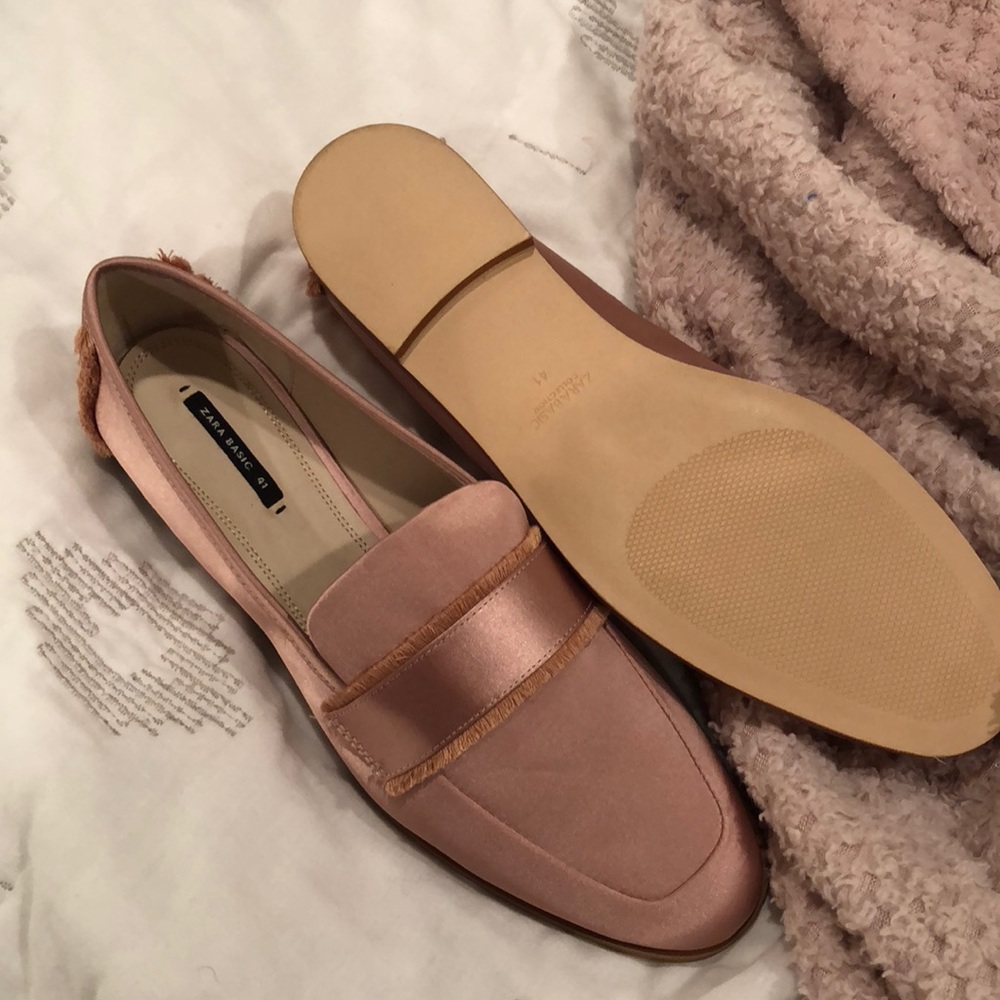 Zara Blush Loafers